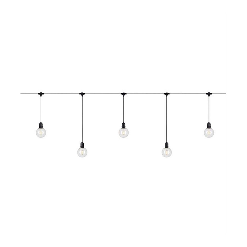 Markslöjd - LED Väli valguskett - pikenduskomplekt  GARDEN24 4m 10xLED/2,9W/24V IP44