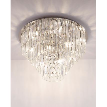 MAXLIGHT C0137 - Laevalgusti MONACO 15xG9/40W/230V d. 60 cm läikiv kroom