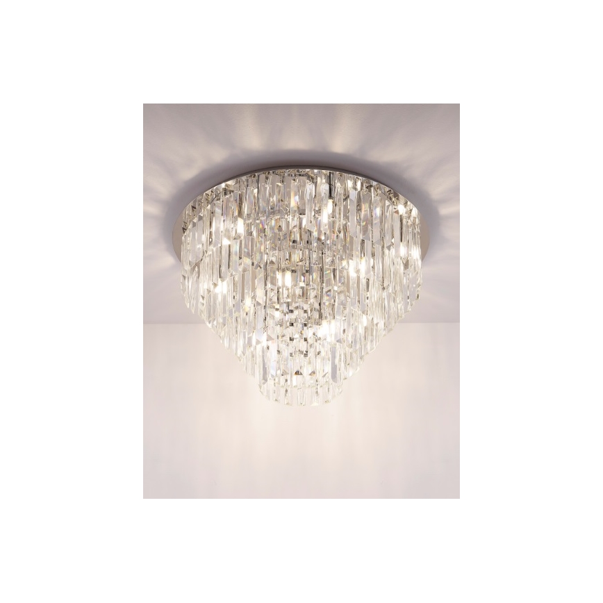 MAXLIGHT C0137 - Laevalgusti MONACO 15xG9/40W/230V d. 60 cm läikiv kroom