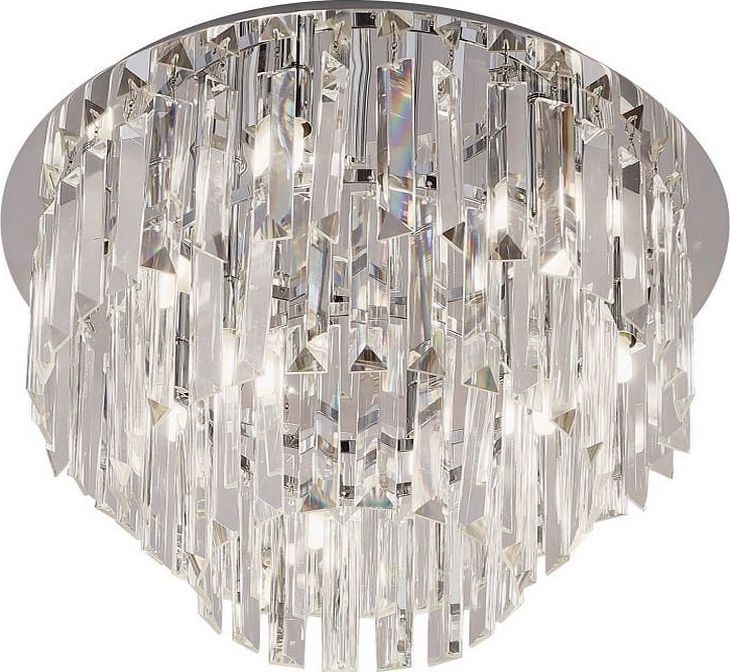 MAXLIGHT C0137 - Laevalgusti MONACO 15xG9/40W/230V d. 60 cm läikiv kroom