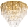 MAXLIGHT C0206 - Laevalgusti MONACO 15xG9/40W/230V d. 60 cm kuldne