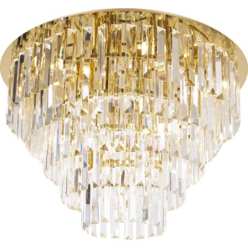MAXLIGHT C0224 - Laevalgusti MONACO 16xG9/40W/230V d. 80 cm kuldne