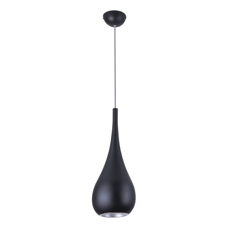 MAXLIGHT P0233 - Lühter DROP 1xE27/40W/230V d. 20 cm must
