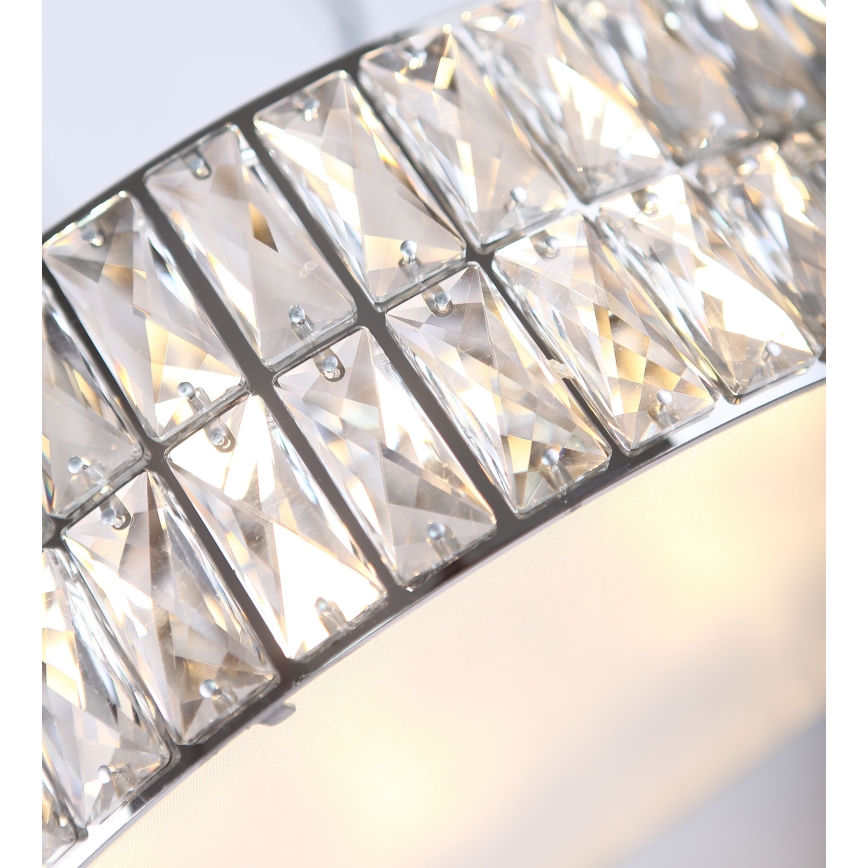 MAXLIGHT P0236 - Lühter DIAMANTE 5xG9/42W/230V d. 38 cm läikiv kroom