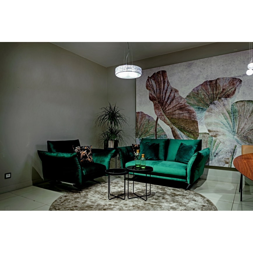 MAXLIGHT P0238 - Lühter DIAMANTE 6xG9/42W/230V d. 46 cm läikiv kroom
