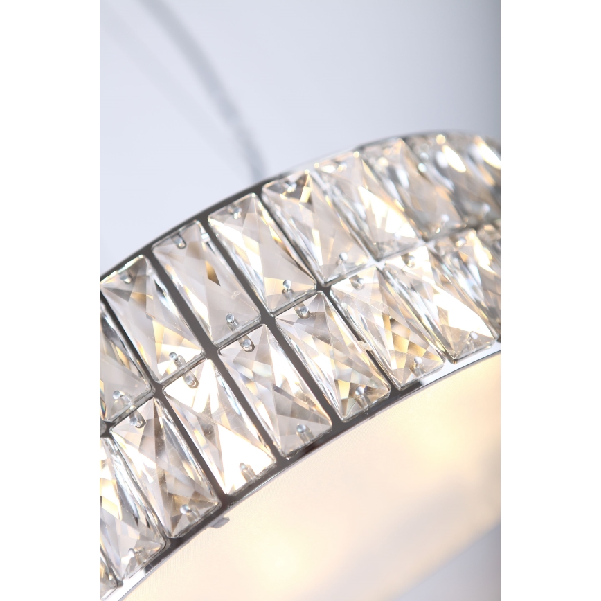 MAXLIGHT P0238 - Lühter DIAMANTE 6xG9/42W/230V d. 46 cm läikiv kroom