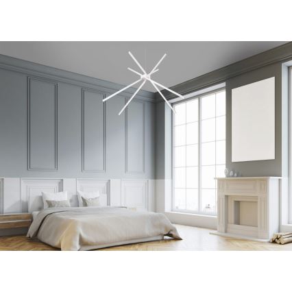 MAXLIGHT P0270 - LED Lühter ÄMBLIK LED/33W/230V valge