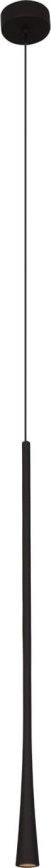 MAXLIGHT P0373 - LED Lühter KOHV LED/7W/230V d. 3 cm must