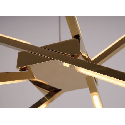 MAXLIGHT P0457 - LED Lühter ÄMBLIK LED/33W/230V kuldne