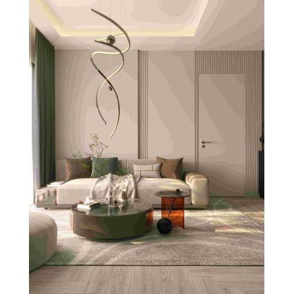MAXLIGHT P0482D - LED Hämardatav lühter RITZ LED/100W/230V d. 60 cm CRI 90 läikiv kroom