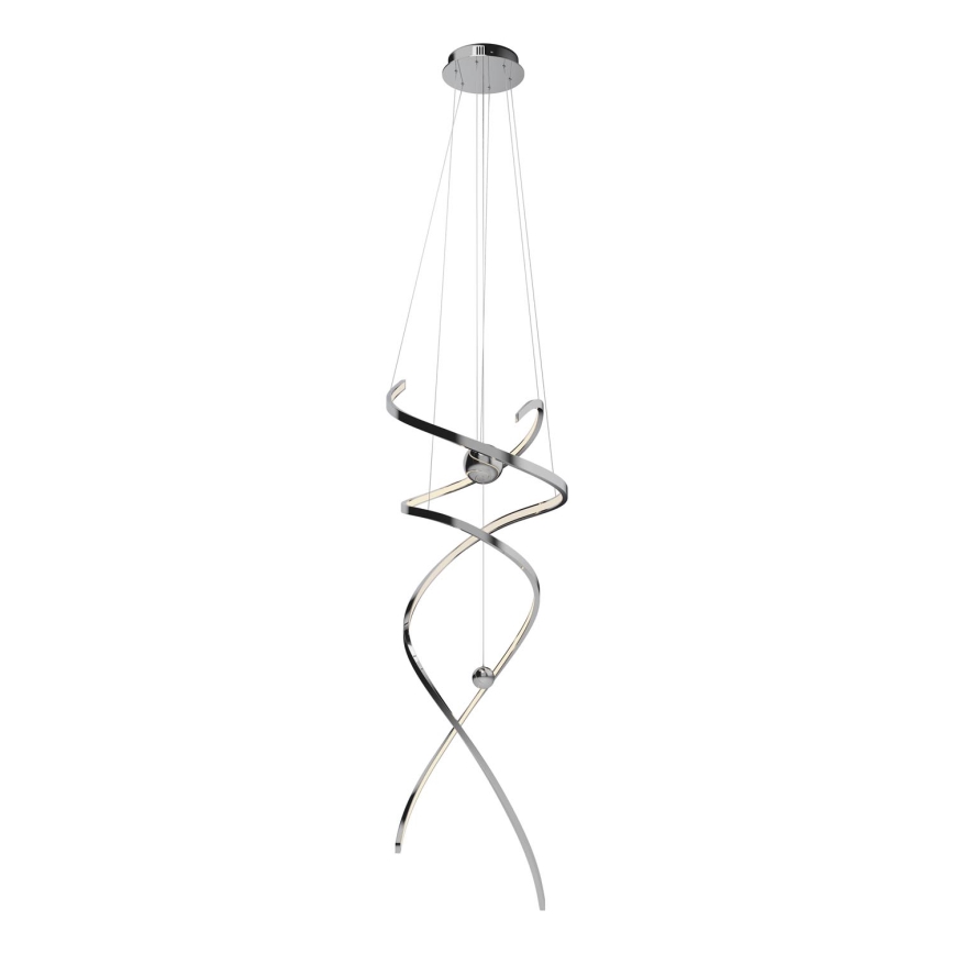 MAXLIGHT P0482D - LED Hämardatav lühter RITZ LED/100W/230V d. 60 cm CRI 90 läikiv kroom