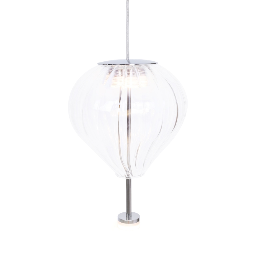 MAXLIGHT P0527 - LED Lühter PALLONCINI 2xLED/3W/230V d. 12 cm läbipaistev
