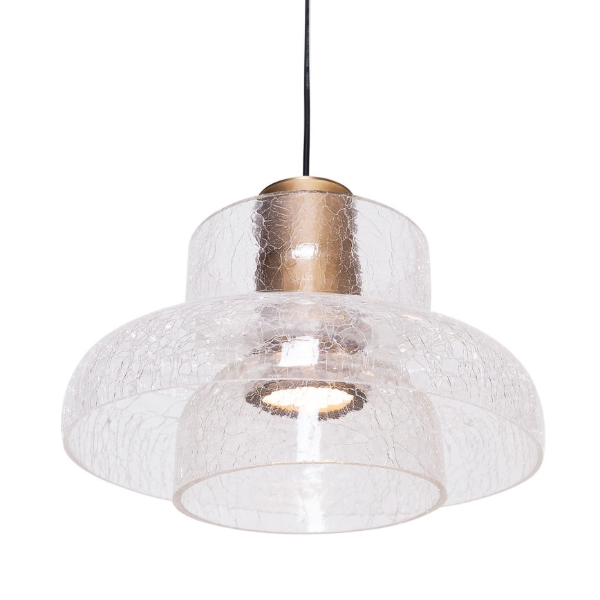 MAXLIGHT P0532 - LED Lühter SIGNATURE LED/8W/230V d. 22 cm messing/läbipaistev
