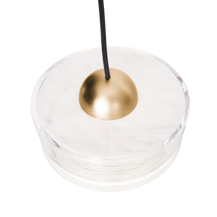 MAXLIGHT P0542 - LED Lühter LIPARI LED/6W/230V d. 16 cm läbipaistev