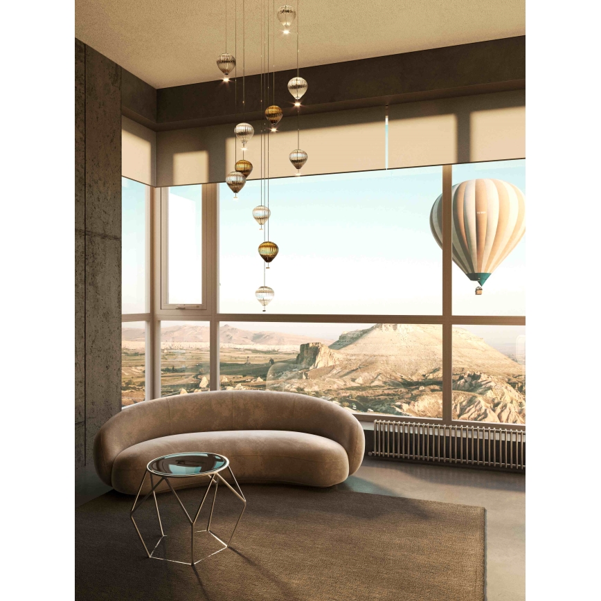 MAXLIGHT P0576 - LED Lühter PALLONCINI 2xLED/3W/230V d. 12 cm suitsune