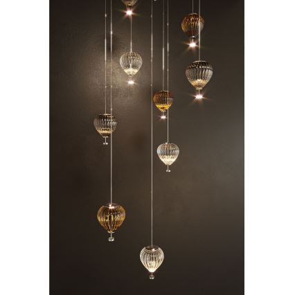 MAXLIGHT P0576 - LED Lühter PALLONCINI 2xLED/3W/230V d. 12 cm suitsune