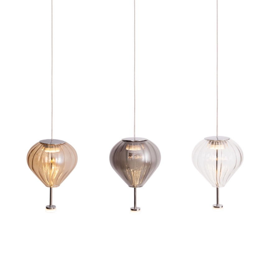 MAXLIGHT P0576 - LED Lühter PALLONCINI 2xLED/3W/230V d. 12 cm suitsune