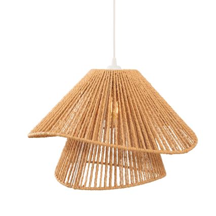 MAXLIGHT P0578 - Lühter AMALFI 1xE27/15W/230V d. 45 cm beež