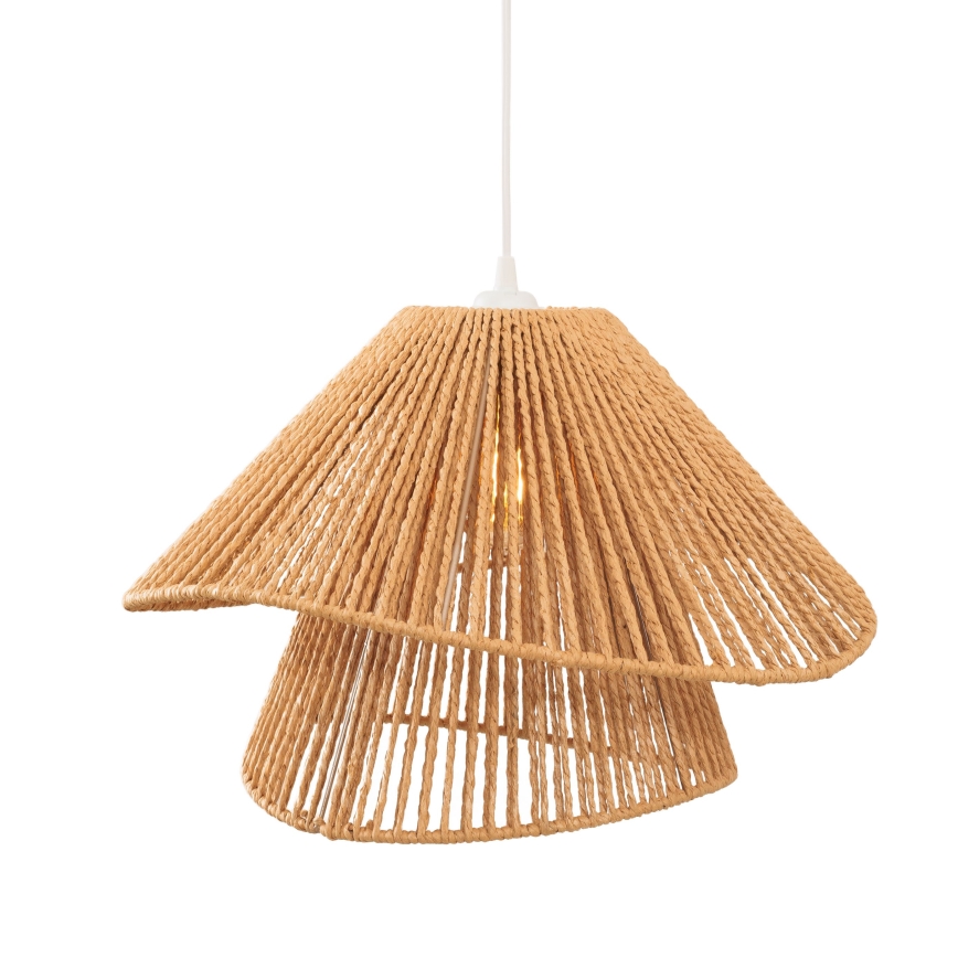MAXLIGHT P0578 - Lühter AMALFI 1xE27/15W/230V d. 45 cm beež