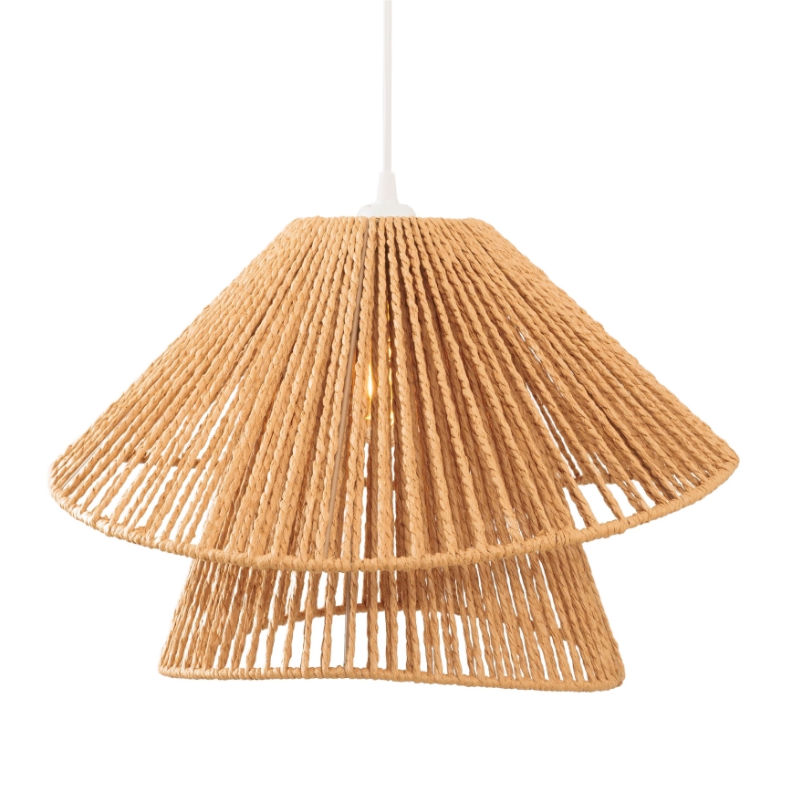 MAXLIGHT P0578 - Lühter AMALFI 1xE27/15W/230V d. 45 cm beež