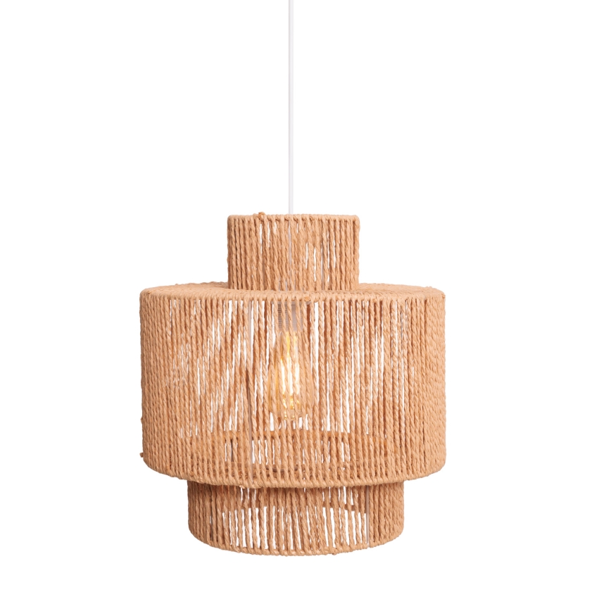 MAXLIGHT P0586 - Lühter LABRIZ 1xE27/15W/230V d. 35 cm beež