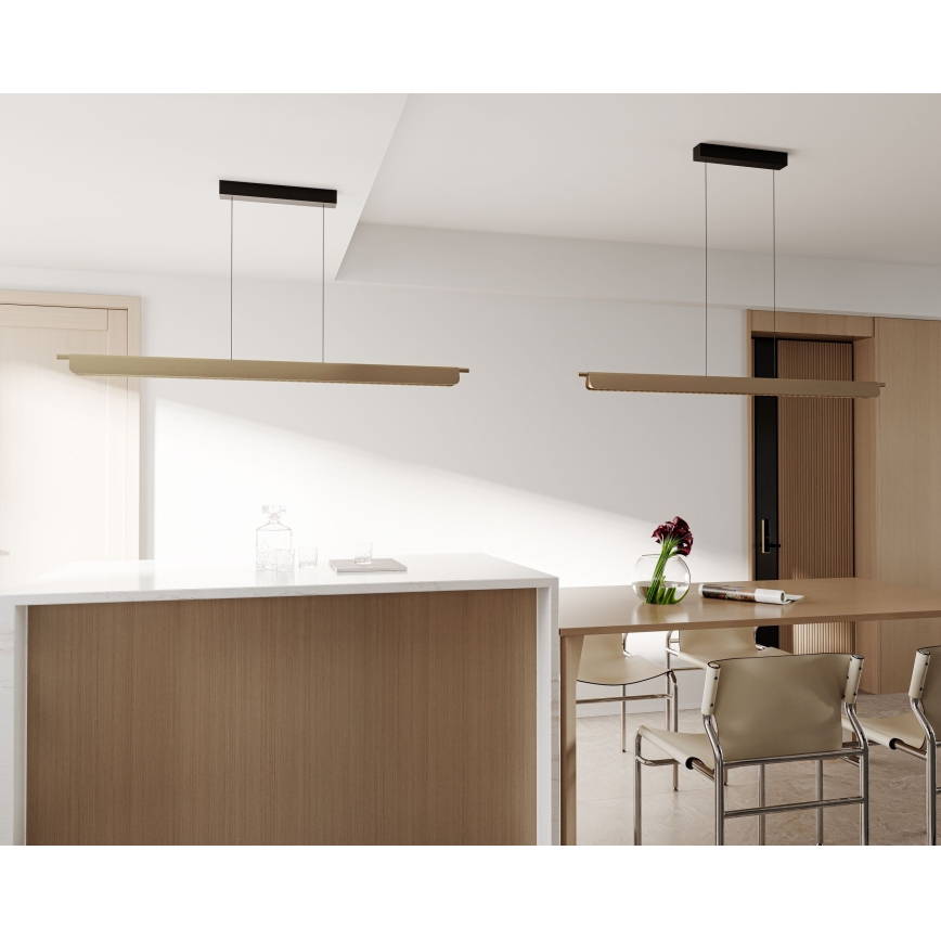 MAXLIGHT P0596 - hämardatav LED-rippvalgusti kaablil JO-JO LED/40W/230V 2700/4500/5500K kuldne