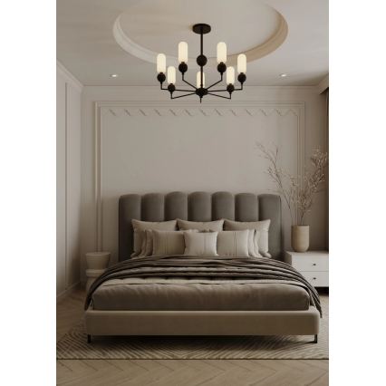 MAXLIGHT P0632 - Laelühter varrega NOVA 7xG9/7W/230V, läbimõõt 70 cm, must