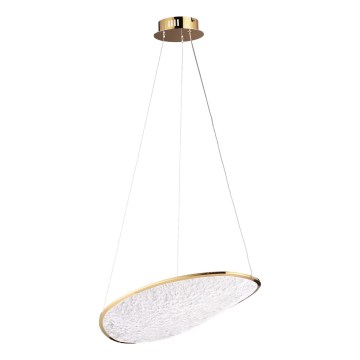 MAXLIGHT P0637D - EMPIRE kaabliga riputatav LED-lühter LED/17W/230V kuldne