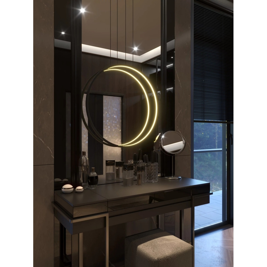 MAXLIGHT P0652 - LED-vannitoa lühter kaablil VISUAL VER LED/22W/230V IP44 must