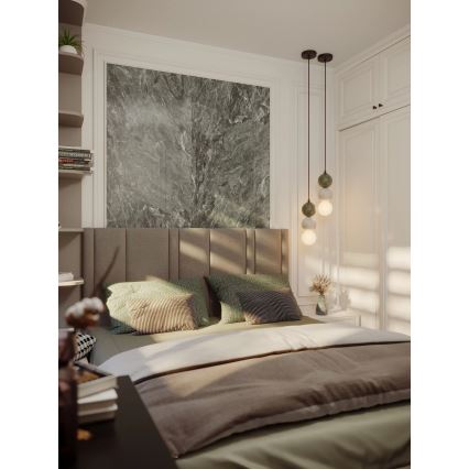 MAXLIGHT P0665 - Ripplamp juhtmel ALICE 1x G9/7W/230V, läbimõõt 10 cm, must