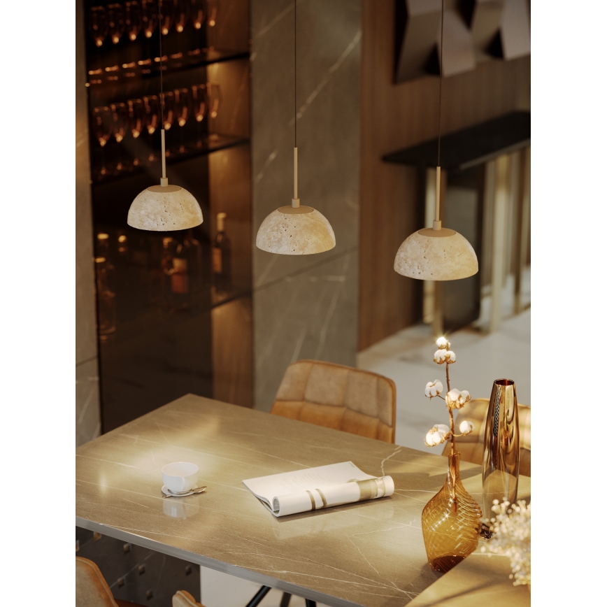 MAXLIGHT P0666 - LED rippvalgusti kaabliga CUCCINA LED/57W/230V läbimõõt 15 cm beež