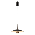 MAXLIGHT P0676 - LED-rippvalgusti kaablil MANUKA LED/12W/230V läbimõõt 28 cm kuldne/must