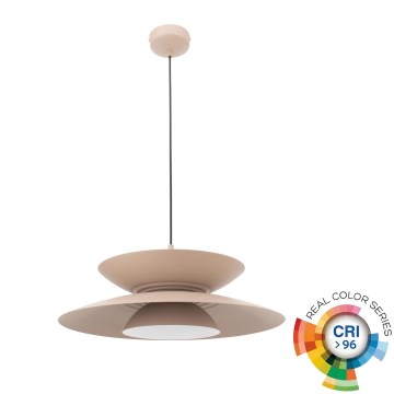 MAXLIGHT P0698 - LED-lühter kaablil MAYUMI LED/12W/230V pr. 50 cm CRI 96 beež