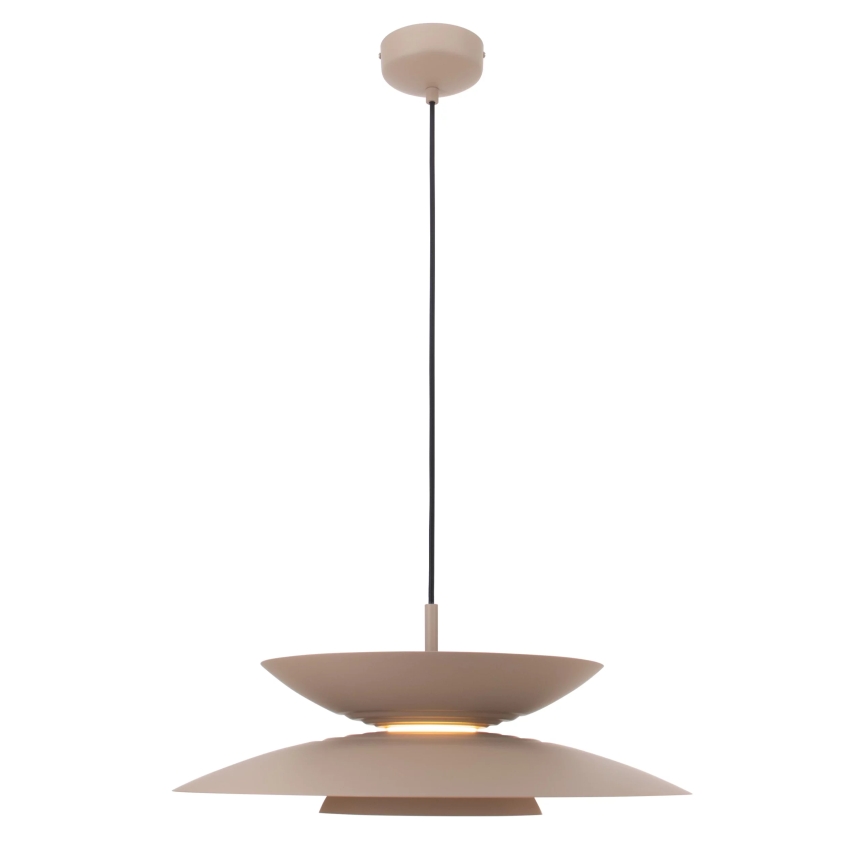 MAXLIGHT P0698 - LED-lühter kaablil MAYUMI LED/12W/230V pr. 50 cm CRI 96 beež