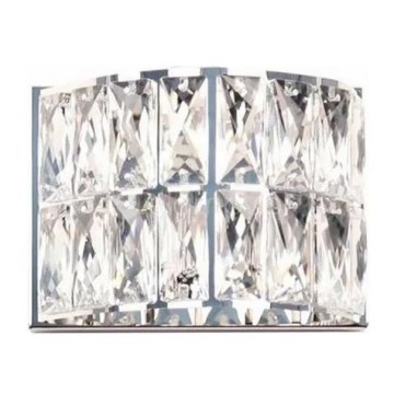 MAXLIGHT W0204 - Seinavalgusti DIAMANTE 1xG9/42W/230V läikiv kroom