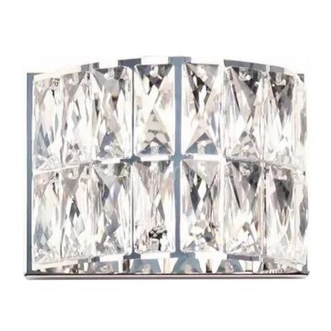 MAXLIGHT W0204 - Seinavalgusti DIAMANTE 1xG9/42W/230V läikiv kroom