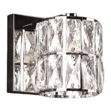MAXLIGHT W0205 - Seinavalgusti DIAMANTE 1xG9/42W/230V läikiv kroom