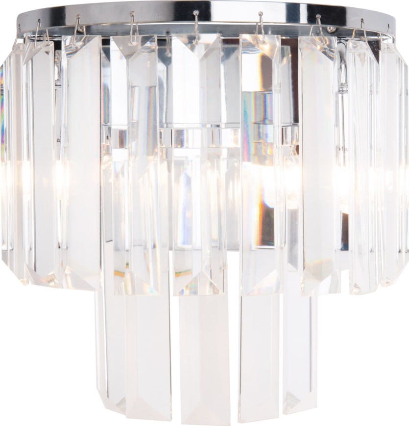 MAXLIGHT W0209 - Seinavalgusti MONACO 2xG9/40W/230V läikiv kroom