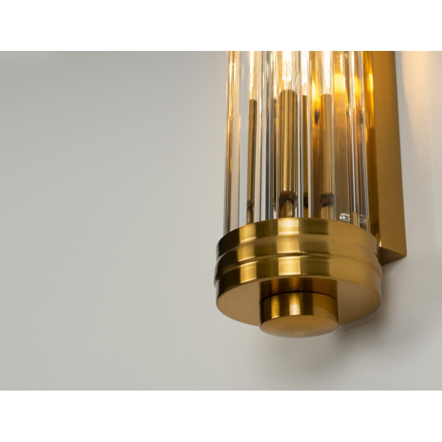 MAXLIGHT W0240 - Seinavalgusti FLORENCE 2xE14/40W/230V kuldne