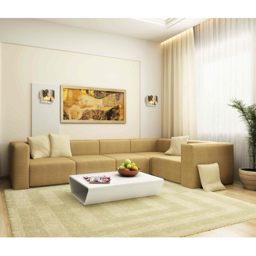 MAXLIGHT W0251 - Seinavalgusti TREND 3xG9/40W/230V kuldne