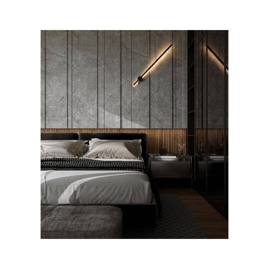 MAXLIGHT W0267 - LED Väli seinavalgusti ÄMBLIK LED/8,4W/230V IP44 must