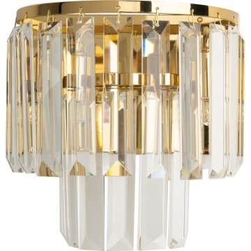 MAXLIGHT W0288 - Seinavalgusti MONACO 2xG9/40W/230V kuldne
