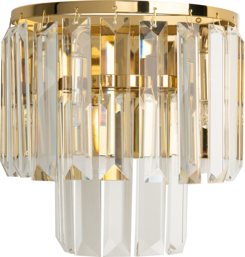 MAXLIGHT W0288 - Seinavalgusti MONACO 2xG9/40W/230V kuldne