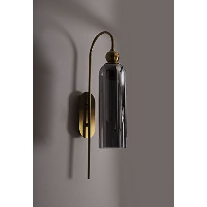 MAXLIGHT W0333 - Seinavalgusti CAMPANILA 1xE27/40W/230V messing/hall