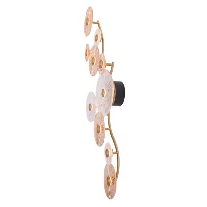 MAXLIGHT W0354 - LED Seinavalgusti ALLURE 10xLED/4,3W/230V kuldne