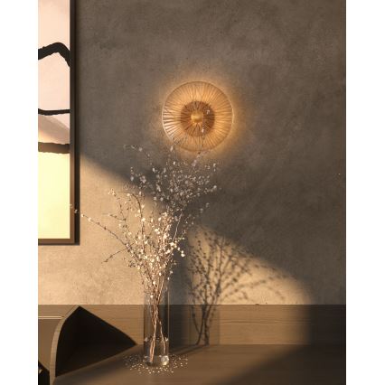 MAXLIGHT W0355 - LED Seinavalgusti ALLURE LED/5W/230V d. 28 cm kuldne