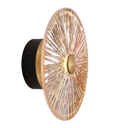 MAXLIGHT W0355 - LED Seinavalgusti ALLURE LED/5W/230V d. 28 cm kuldne