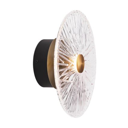 MAXLIGHT W0356 - LED Seinavalgusti ALLURE LED/5W/230V d. 28 cm kuldne/läbipaistev