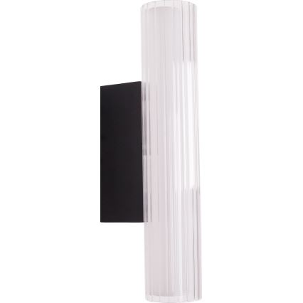MAXLIGHT W0363 - LED Seinavalgusti vannituppa FAYETTE LED/6W/230V 31 cm IP44 must