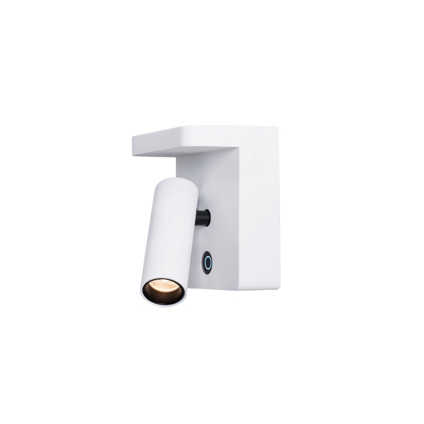 MAXLIGHT W0373 - LED Kohtvalgusti seinale juhtmevaba laadijaga LOFER LED/7W/230V valge